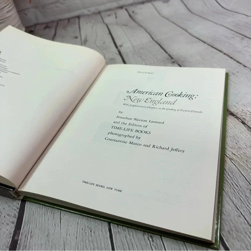 vintage time-life books american cooking new england 1970